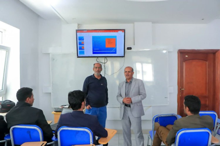 الجامعة الإماراتية الدولية : عميد كلية الهندسة وتكنولوجيا المعلومات يدشن الدورة التدريبية المتخصصة في تقييم الطبقات النفطية باستخدام برنامج (IP)