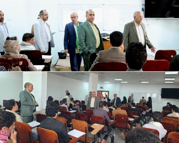 جامعة ذمار : رئيس الجامعة يدشن اختبارات القبول والمفاضلة في الأمن السيبراني بكلية الحاسبات ويؤكد مواصلة تطوير التخصصات التقنية النوعية